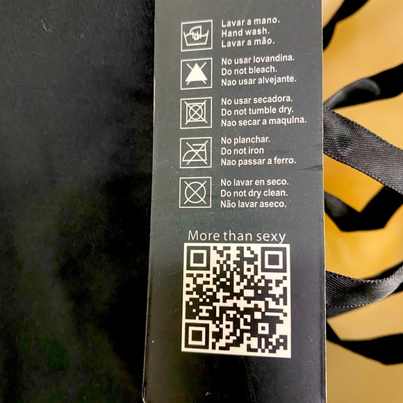 NWOT Burvogue Corset Underbust  Shapewear Women’s O/S Adjustable Black - Picture 6 of 6